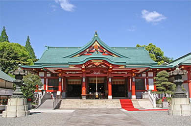 日枝神社での挙式
